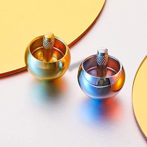 Metal Flip Over Top Gyroscope | Anti-Oxidation Desk Spinner | Fidget Toy for Stress Relief | Gold & Silver Colors Available