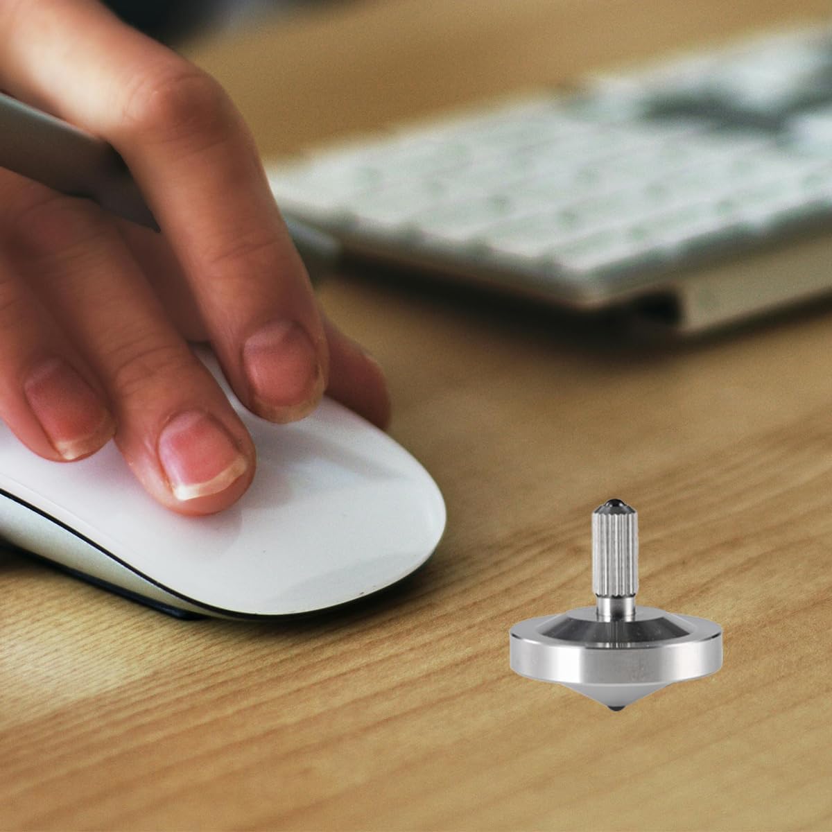 Precision Metal Spinning Top | Stainless Alloy Balance Toy with High-Speed Bearing