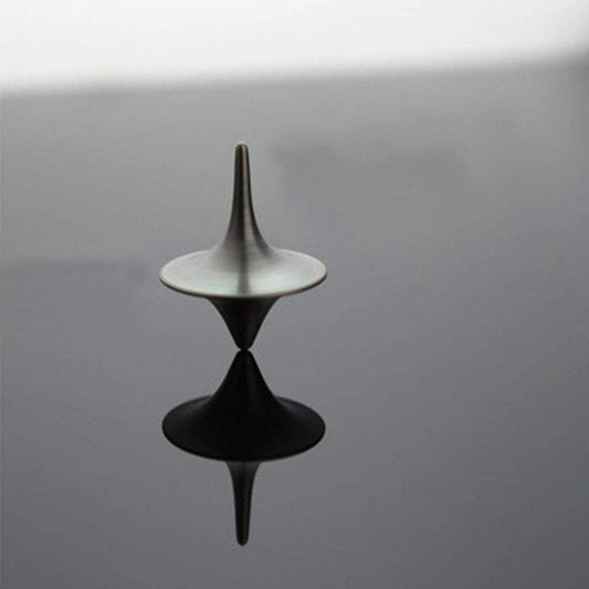 Minimalist Metal Spinning Top | Precision CNC-Machined Fidget Toy | 27mm × 32mm Office Desk Stress Reliever